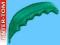 Balon 36 Liść Palmy, foliowy, kolor zielony 1 szt