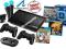 PS3 500GB+2xMOVE+2 PAD+EYE+ŁADOWARKA+3GRY 4CONSOLE