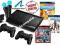 PS3 500GB+2x MOVE+2x PAD+EYE+3 SUPER GRY! 4CONSOLE