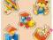 Puzzle z uchwytami KLOCKI bąk BĘBENEK ! GOKI
