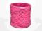Rafia sznurek wstążka dwukolorowa 5m róż-bordo
