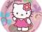 TALERZYKI HELLO KITTY MAŁE 18cm 10szt urodziny bal