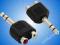 Przejście wtyk Jack 6,3mm - 2 gniazda RCA   1015#