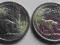 2 x 25 centów  2010P/D USA - parki  YELLOWSTONE