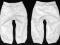 C&amp;A * Białe bawełniane spodnie, wygodne * 80