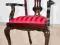 WYTWORNY FOTEL GABINETOWY CHIPPENDALE DO BIURKA