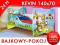 Łózko Łóżka dla dzieci KEVIN 140x70 kolorowe BOKI