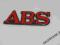 Emblemat znaczek NAPIS ABS