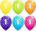 Balony Kolorowe Urodziny ROCZEK! cyfry '1' jedynka