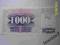 1000  Dinarów  Bośnia Hercegowina 1992 UNC