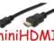 Kabel 3m HDMI - miniHDMI GOLD mini AWG30 Łódź fv