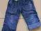 NEXT Spodnie jeans roll-up, szeroka guma 98 2-3L