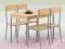 ZESTAW LONGIN, STÓŁ 110/70/76cm + 4 KRZESŁA