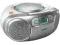 Radio z odtwarzaczem CD Philips AZ127, srebrne