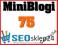 Prywatne Zaplecze 75 MiniBlogów Pozycjonowanie HIT