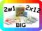 PUZZLE DWUSTRONNE MAXI BOLEK I LOLEK 12EL 2w1 BIG