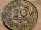 20 groszy 1923 nikiel PIĘKNA PATYNA!