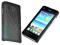 Czarny Rubber case Huawei Ascend Y300 + folia wym.
