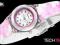 Kolorowy Zegarek XONIX Dla Dziewczynki - W Kwiatki