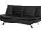Sofa Rozkładana Czarna a47397