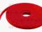 Taśma rzepowa  9mm 5m czerwona FV P-ń