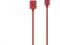 Kabel ładujący lightning 2.4A 1.2m czerwony
