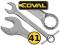 COVAL KLUCZ PŁASKO-OCZKOWY 41MM RWPN-41 GW. 10 LAT