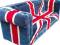 SOFA SOFY CHESTERFIELD 2-OSOB.FLAGA ANGIELSKA