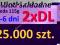 Ulotki składane 2xDL nakład 25000 szt., kreda 115g