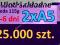 Ulotki składane 2xA5 nakład 25000 szt., A4 do A5