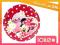 TALERZYKI MINNIE, papierowe KINDER PARTY, urodziny