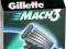 Gilette mach 3 .8 szt wkłady ostrza nożyki