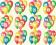 Kolorowe Balony Urodziny od 1 do 40-tych AŻ 10szt