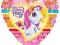 BALON 18'' balony serce na hel KONIK PONY foliowe