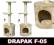 HIT Drapak dla kota domek legowisko 108 [cm]  F-05