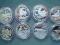 zestaw 8 różnych monet i roczników (rosja)