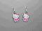 Kolczyki dla dzieci Hello Kitty srebrne bigle MPR3 Kolczyki dla dzieci Hello Kitty srebrne bigle MPR3
