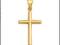 ZŁOTY 585 KRZYŻ * CROSS * KRZYŻYK 1,5 x 2,34 cm