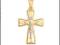 ZŁOTY 585 KRZYŻ * CROSS * KRZYŻYK 1,8cm x 2,6cm