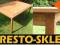 Stół drewniany ogrodowy prostokątny! Eukaliptus