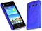 Blue Rubber case Huawei Ascend Y300 + folia wym.