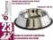 Zolux MISKA METALOWA na gumie Pies Kot 23 cm 0,7 l
