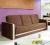 WERSALKA SOFA brąz ELKA FUNKCJA SPANIA POJEMNIK