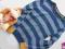 ESPRIT _ ładny SWETER wygodny PASKI _ 140-146 CM