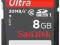 SANDISK ULTRA microSDHC 8GB + ADAPTER SD