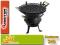Grill Ogrodowy Żeliwny Kociołek Beczkowy 36cm