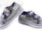SZARE TENISÓWKI NISKIE TRAMPKI RZEPY r.24/14.3cm