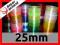 dp WSTĄŻKA tasiemka SATYNOWA WSTĄŻKI 25mm 32m 6szt