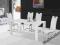 Stół szklany JONAS, biały, firmy HALMAR, od ręki