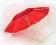 PARASOL BALKON PLAŻOWY 180 CM pochylny NYLON red !